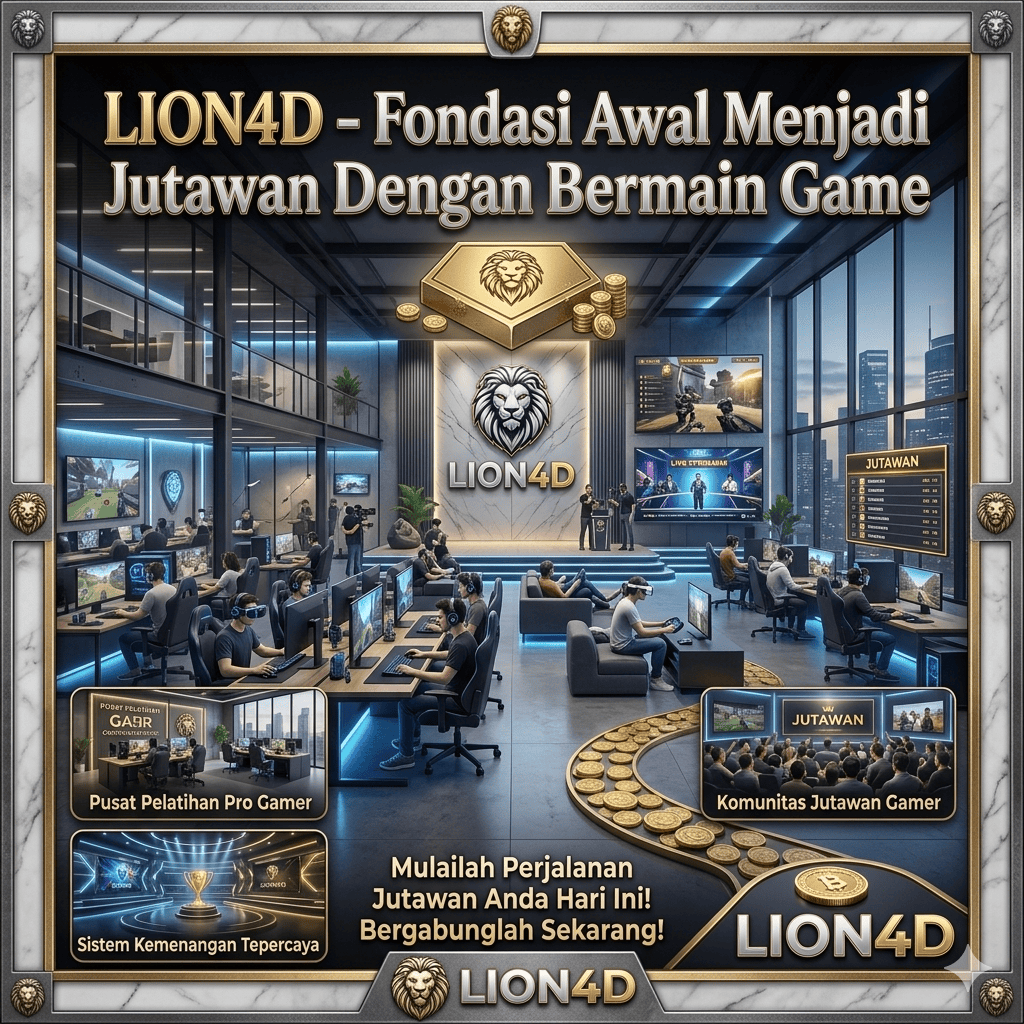 LION4D - Fondasi Awal Menjadi Jutawan Dengan Bermain Game